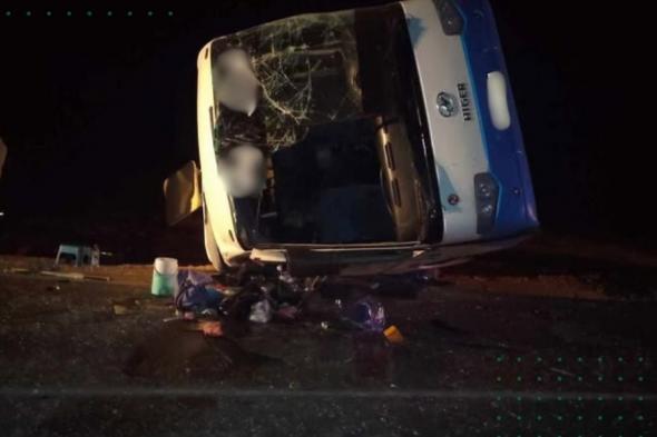 المنيعة.. 28 جريحا في اصطدام حافلتين لنقل المسافرين