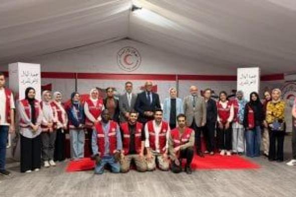 الهلال الأاحمر المصرى: تقديم أكثر من 665 ألف طن من المساعدات الإنسانية لغزة