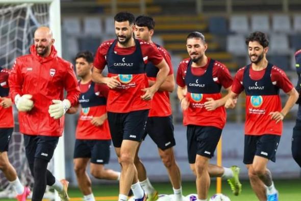 «أسود الرافدين» يواصل تحضيراته لمقابلة «الأبيض»