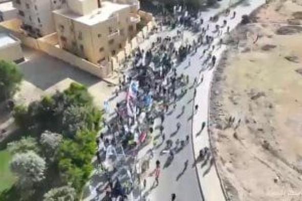 مسيرات حاشدة بالسادس من أكتوبر اليوم الثانى للتصويت بانتخابات النواب