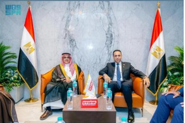 نائب وزير الصناعة يبحث تعزيز التكامل الصناعي الثنائي مع مصر