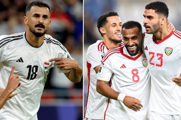 بث مباشر.. مباراة الإمارات والعراق في ملحق كأس العالم 2026
