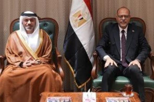 وزير العمل يبحث مع السفير الإمارات تعزيز التعاون فى مجالات التدريب