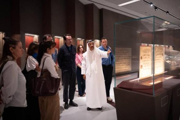 وفد فرنسي يزور مكتبة محمد بن راشد