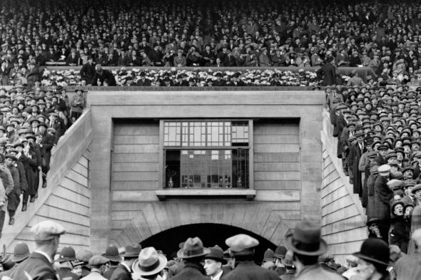 بوابة ملعب ويمبلي الملكية في متحف تشيلي