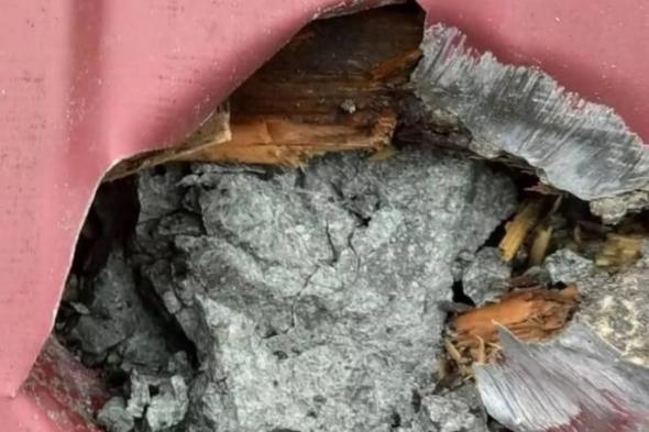 نيزك يحطم سقف منزل روسي