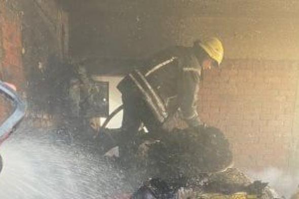 السيطرة على حريق داخل محل فى مدينة نصر