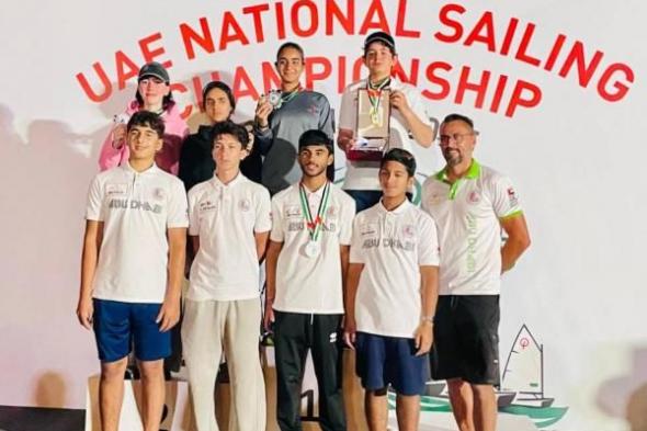 10 ميداليات لفريق أبوظبي في الشراع الحديث