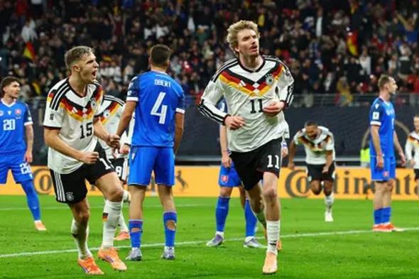 ألمانيا تفوز على سلوفاكيا بسداسية نظيفة وتتأهل لكأس العالم 2026