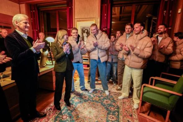 استقبال حكومي وشعبي لهالاند في النرويج