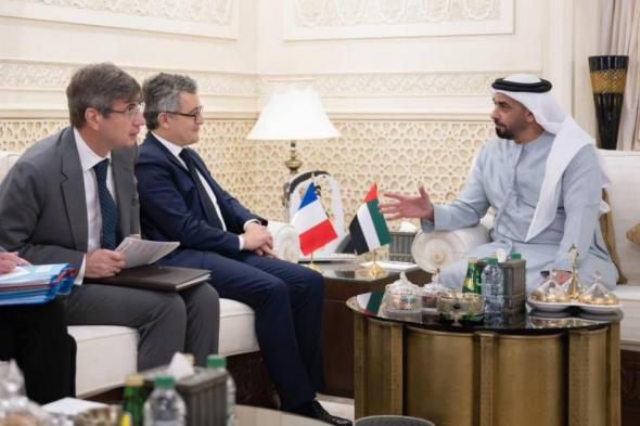 سيف بن زايد: الإمارات وفرنسا تحرصان على تطوير الشراكات