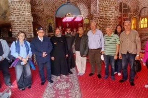 وفد من مكتبة الإسكندرية يزور أديرة الفيوم لدورها الريادى فى حفظ التراث القبطى