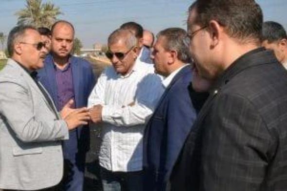 محافظ الشرقية يتفقد أعمال رصف ورفع كفاءة طريق النكارية/ القنايات