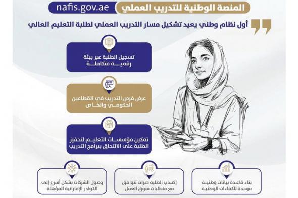 إطلاق المنصة الوطنية للتدريب العملي لطلبة التعليم العالي في الدولة