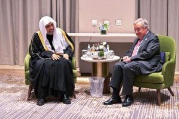 الأمين
العام
لرابطة
العالم
الإسلامى
يلتقى
الأمين
العام
للأمم
المتحدة