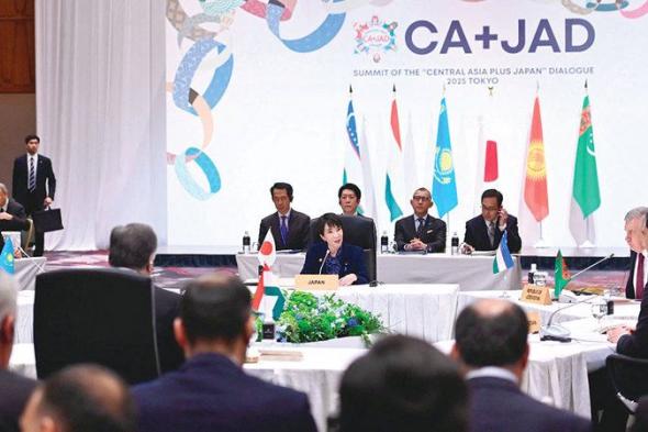 اليابان ودول آسيا الوسطى تتفق على طريق إمدادات يربط المنطقة بأوروبا