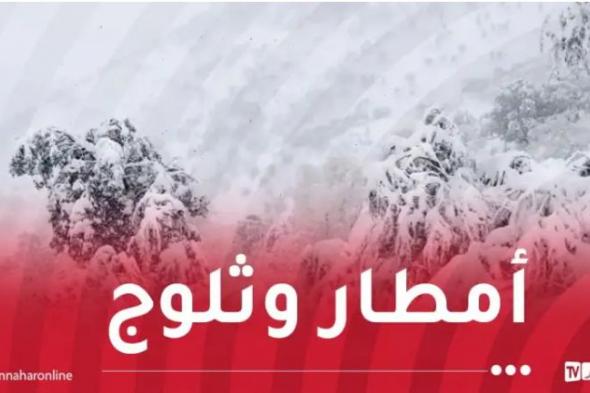 ثلوج
كثيفة
وأمطار
غزيرة
غدا
الأربعاء