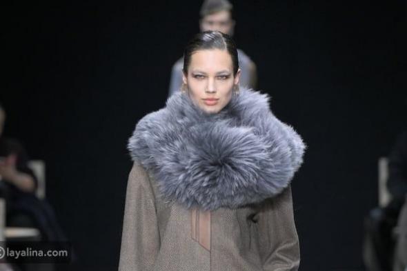 أوشحة الفرو: أناقة شتوية راقية تجمع الدفء والفخامة