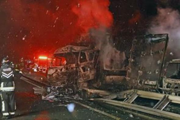 حادث مروع باليابان يودي بحياة شخص ويصيب 26 آخرين