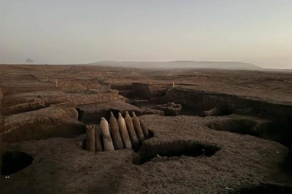 كشف
      ورش
      وجبانة
      رومانية
      أثرية
      في
      غرب
      الدلتا
      المصرية