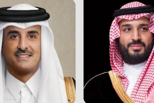 ولي
العهد
وأمير
قطر
يستعرضان
هاتفيًا
العلاقات
الأخوية
ويبحثان
تطورات
الأحداث