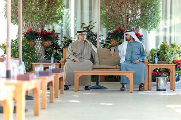 محمد بن راشد يبحث مع منصور بن زايد آفاق التنمية الشاملة لرفعة الوطن وخدمة المواطن
