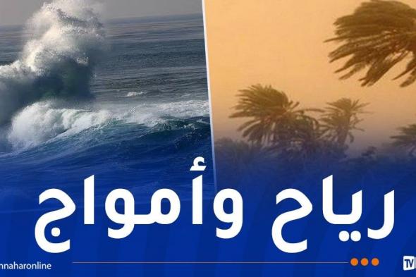 أمواج
جد
عالية
في
هذه
السواحل
ورياح
تصل
إلى
80
كلم/سا