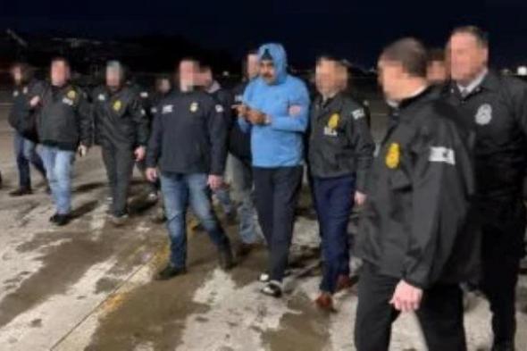 السلطات الأمريكية تنقل مادورو من مقر احتجازه إلى المحكمة فى نيويورك