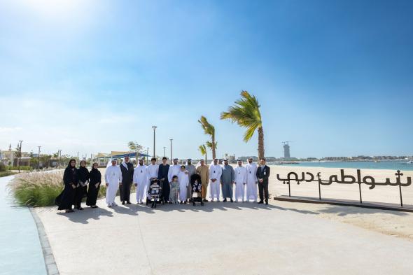 حمدان بن محمد يطلع على مشروع تطوير "شاطئ جميرا 1"