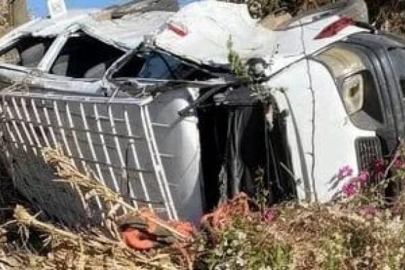 إصابة
5
أشخاص
إثر
انقلاب
ميكروباص
بطريق
السويس
الصحراوى