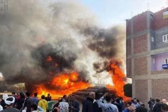 اندلاع
حريق
بمخزن
مواسير
بلاستيكية
في
قرية
بالمنوفية
والحماية
المدنية
تحاول
السيطرة