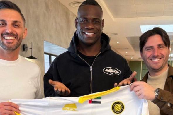 نادي الاتفاق الإماراتي يقترب من التعاقد مع النجم الإيطالي بالوتيلي