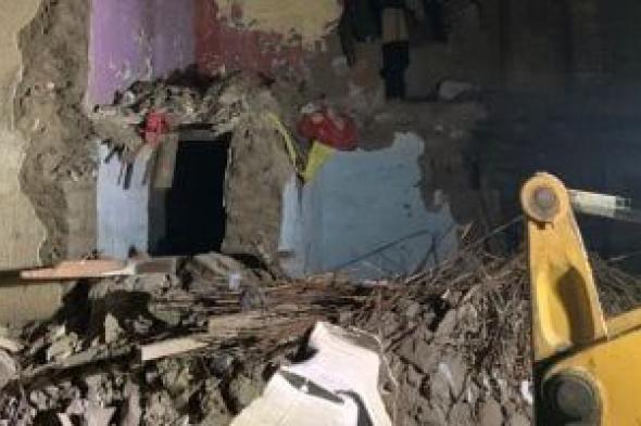 سقوط
جزء
من
عقار
قديم
فى
الإسماعيلية
دون
خسائر
بشرية