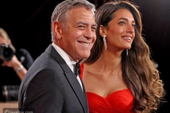 جورج وأمل كلوني يخطفان الأنظار في غولدن غلوب 2026