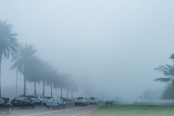 رياح
وضباب
كثيف
على
المنطقة
الشرقية