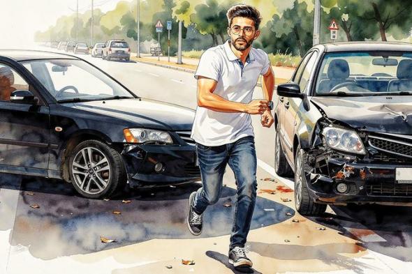 «أوروبي» يصيب امرأتين بسيارة رياضية ويهرب من موقع الحادث