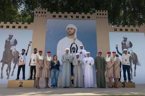 محمد بن منصور بن زايد يتوج الفائزين في سباق القدرة للإسطبلات الخاصة