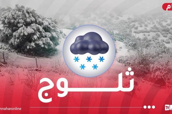 ثلوج..
أمطار
غزيرة
وبرد
شديد
بهذه
الولايات
غدا
الإثنين