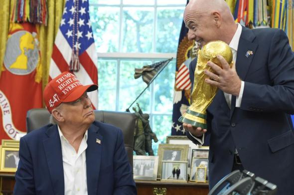 إنفانتينو: ترامب سيسلم كأس العالم 2026 للمنتخب المتوج باللقب