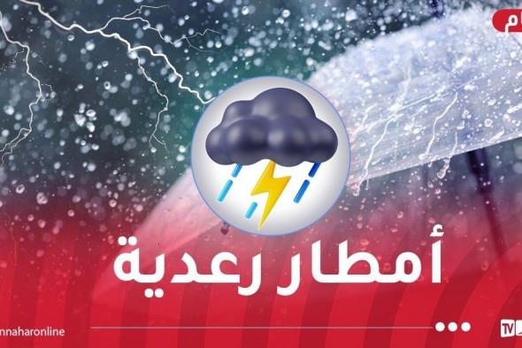 أمطار
رعدية
غزيرة
ورياح
قوية
بداية
من
اليوم