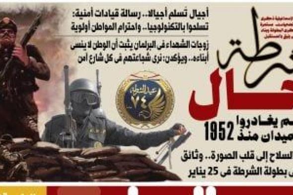 اليوم
السابع..
رجال
الشرطة
لم
يغادروا
الميدان
منذ
1952