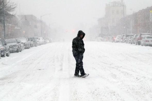 عاصفة ثلجية ضخمة تهدد نصف سكان الولايات المتحدة