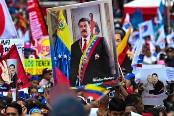 مظاهرات
حاشدة
في
فنزويلا
تطالب
بالإفراج
عن
مادورو