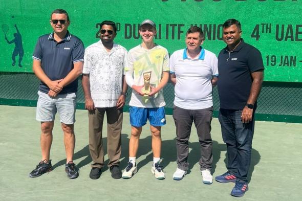 تتويج لاعبي السويد وكندا وروسيا في بطولة الإمارات الدولية لتنس الشباب