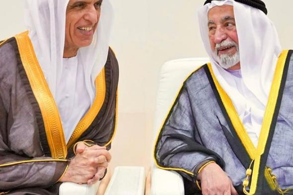 حاكم رأس الخيمة يهنئ حاكم الشارقة بمناسبة الذكرى الـ 54 لتولّيه مقاليد الحكم في الإمارة