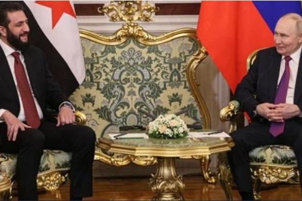 بوتين
    والشرع
    يبحثان
    في
    الكرملين
    العلاقات
    الثنائية
    ووحدة
    واستقرار
    سوريا