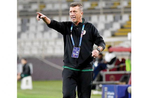 مدرب الوحدة: وعكة صحية أبعدت خريبين قبل ساعات من مواجهة دبا