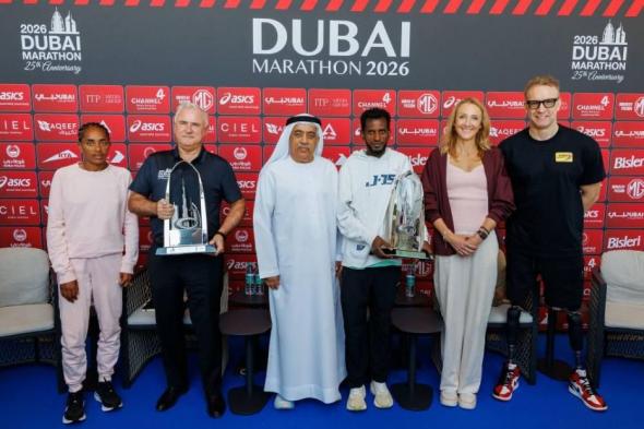 ماراثون
      دبي
      يحتفل
      بيوبيله
      الفضي
      بمشاركة
      قياسية
      في
      سباق
      النخبة