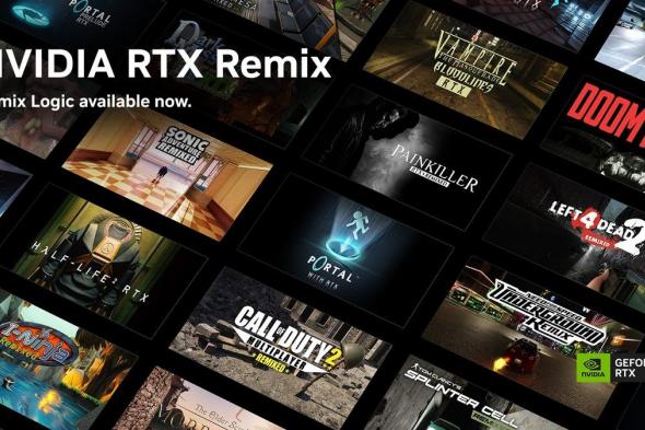 NVIDIA
تطلق
تحديث
RTX
Remix
Logic
مع
توسّع
دعم
DLSS
لعناوين
جديدة