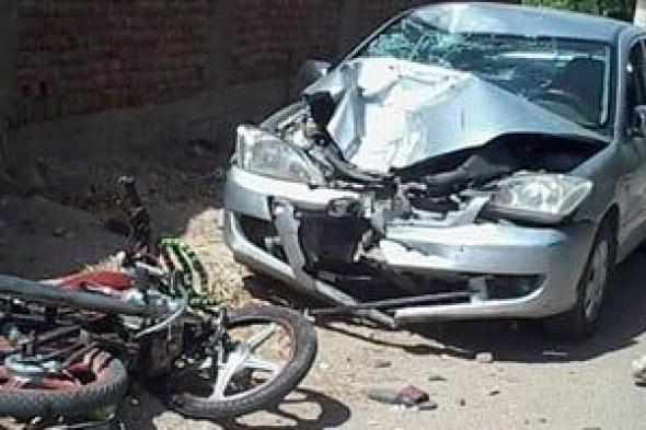 مصرع
شخص
وإصابة
آخر
إثر
حادث
تصادم
دراجة
نارية
وسيارة
فى
منية
النصر
بالدقهلية